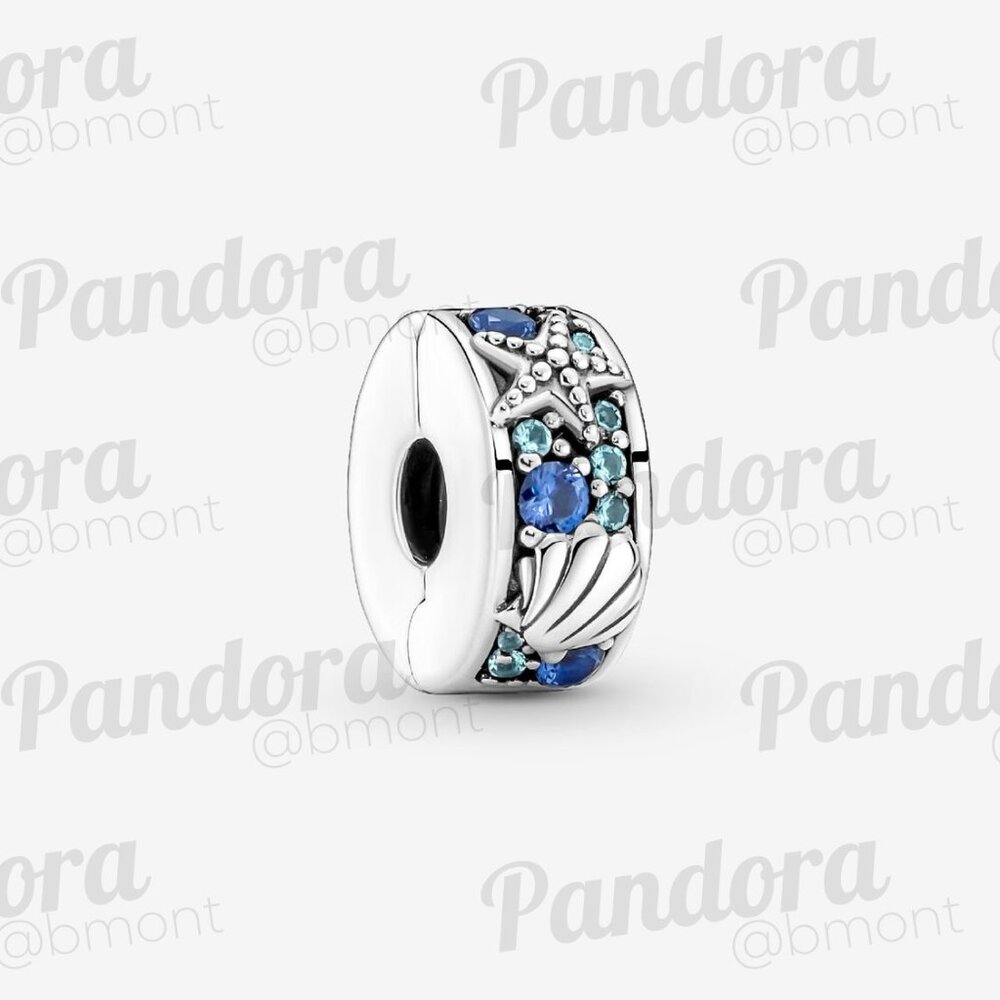 Pandora Tropical Starfish & Shell Clip Charm